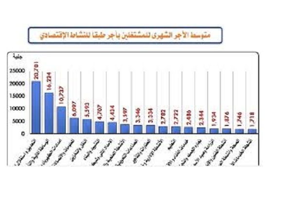 أعلى متوسط أجور لعمال قطاعات اقتصادية تعرف عليها