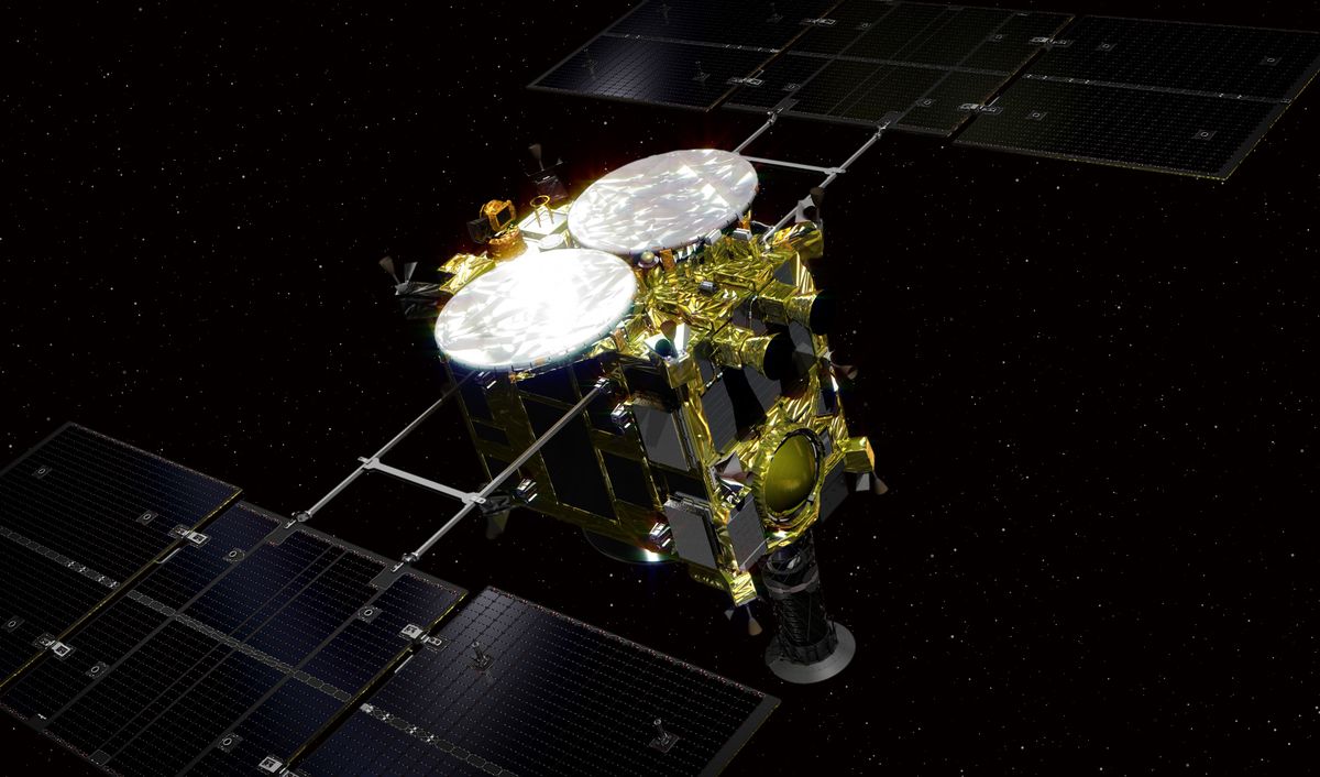مركبة Hayabusa 2 الفضائية تلتقط صور بتفاصيل غير مسبوقة لكوكيب ريوجو