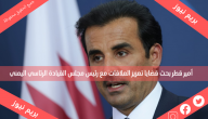 أمير قطر بحث قضايا تعزيز العلاقات مع رئيس مجلس القيادة الرئاسي اليمني