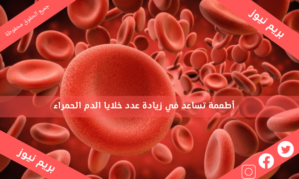 أطعمة تساعد في زيادة عدد خلايا الدم الحمراء