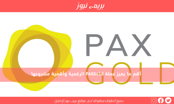 أهم ما يميز عملة PAXGold الرقمية وأهمية مشروعها